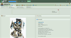 Desktop Screenshot of johnny216.deviantart.com