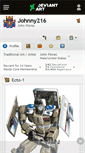 Mobile Screenshot of johnny216.deviantart.com