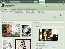 Tablet Screenshot of motokosection9.deviantart.com