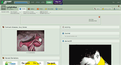 Desktop Screenshot of lymph4tus.deviantart.com
