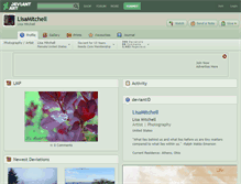 Tablet Screenshot of lisamitchell.deviantart.com