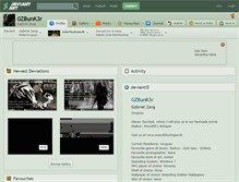 Tablet Screenshot of gzbunk3r.deviantart.com