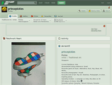 Tablet Screenshot of princepickles.deviantart.com