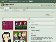 Tablet Screenshot of elisabeth-delmas.deviantart.com
