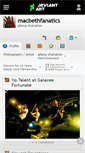 Mobile Screenshot of macbethfanatics.deviantart.com