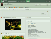 Tablet Screenshot of macbethfanatics.deviantart.com