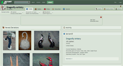 Desktop Screenshot of dragonfly-artistry.deviantart.com
