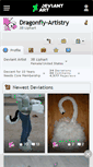 Mobile Screenshot of dragonfly-artistry.deviantart.com