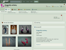 Tablet Screenshot of dragonfly-artistry.deviantart.com