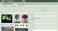 Desktop Screenshot of madamebovary2112.deviantart.com