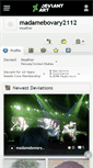 Mobile Screenshot of madamebovary2112.deviantart.com