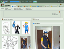 Tablet Screenshot of geoingo.deviantart.com