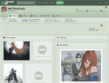 Tablet Screenshot of mei-terumi-plz.deviantart.com