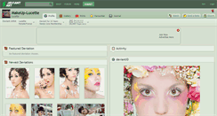 Desktop Screenshot of makeup-lucette.deviantart.com