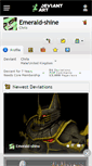 Mobile Screenshot of emerald-shine.deviantart.com