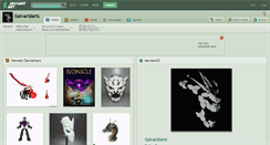 Desktop Screenshot of galvaridarts.deviantart.com
