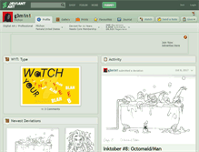 Tablet Screenshot of g3m1n1.deviantart.com