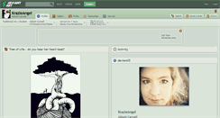 Desktop Screenshot of krazieangel.deviantart.com