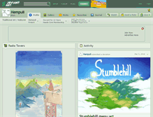 Tablet Screenshot of hempuli.deviantart.com