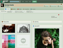 Tablet Screenshot of haruka-kaeda.deviantart.com