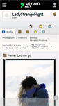 Mobile Screenshot of ladystrangenight.deviantart.com