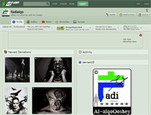 Tablet Screenshot of fadialqo.deviantart.com