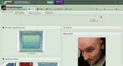 Desktop Screenshot of mindlesspuppetz.deviantart.com