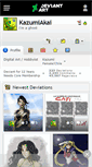 Mobile Screenshot of kazumiakai.deviantart.com