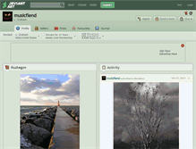 Tablet Screenshot of musicfiend.deviantart.com