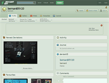 Tablet Screenshot of bernard05120.deviantart.com