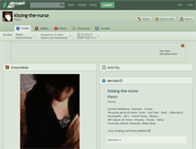 Tablet Screenshot of kissing-the-nurse.deviantart.com