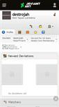 Mobile Screenshot of destrojah.deviantart.com