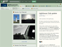 Tablet Screenshot of lighthouseclub.deviantart.com