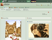 Tablet Screenshot of lotherious.deviantart.com