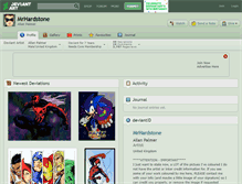 Tablet Screenshot of mrhardstone.deviantart.com