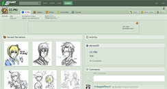 Desktop Screenshot of cc-pkr.deviantart.com