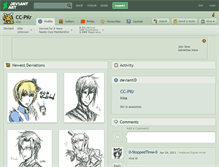 Tablet Screenshot of cc-pkr.deviantart.com