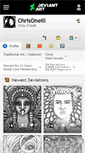 Mobile Screenshot of chrisoneill.deviantart.com