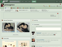 Tablet Screenshot of girlstrangerlove.deviantart.com