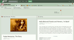 Desktop Screenshot of emberyami.deviantart.com