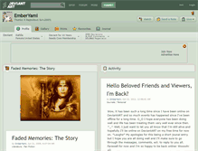 Tablet Screenshot of emberyami.deviantart.com
