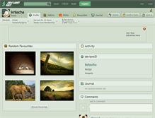 Tablet Screenshot of krisscha.deviantart.com