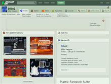 Tablet Screenshot of bilbo2.deviantart.com
