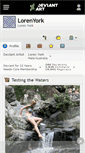 Mobile Screenshot of lorenyork.deviantart.com