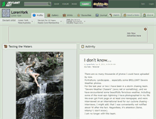 Tablet Screenshot of lorenyork.deviantart.com