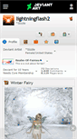 Mobile Screenshot of lightningflash2.deviantart.com
