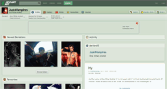 Desktop Screenshot of just4vampires.deviantart.com