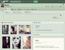 Tablet Screenshot of marori.deviantart.com