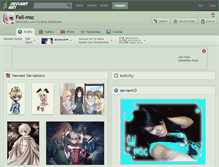 Tablet Screenshot of fall-msc.deviantart.com