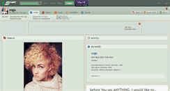 Desktop Screenshot of migis.deviantart.com